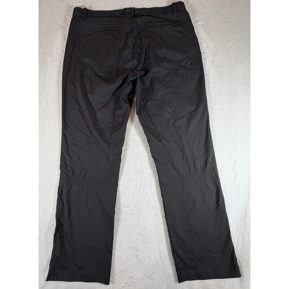 Nike Golf Tour Performance Pants‎ Men's 36x32 Dri-Fit Black Straight Leg